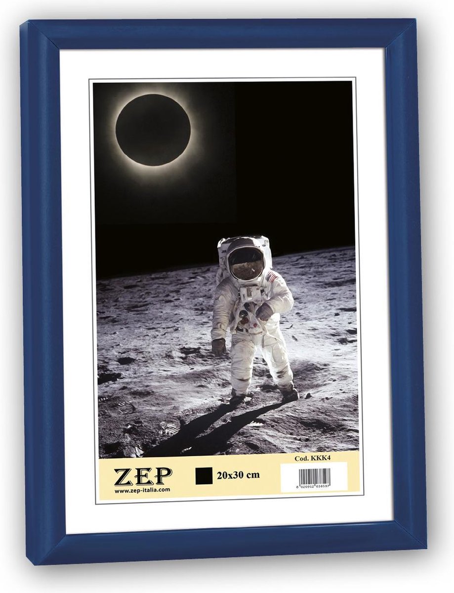 Zep - Kunststof Fotolijst ""New Easy"" Voor Foto Formaat 30x40 - Ke5 - Blauw