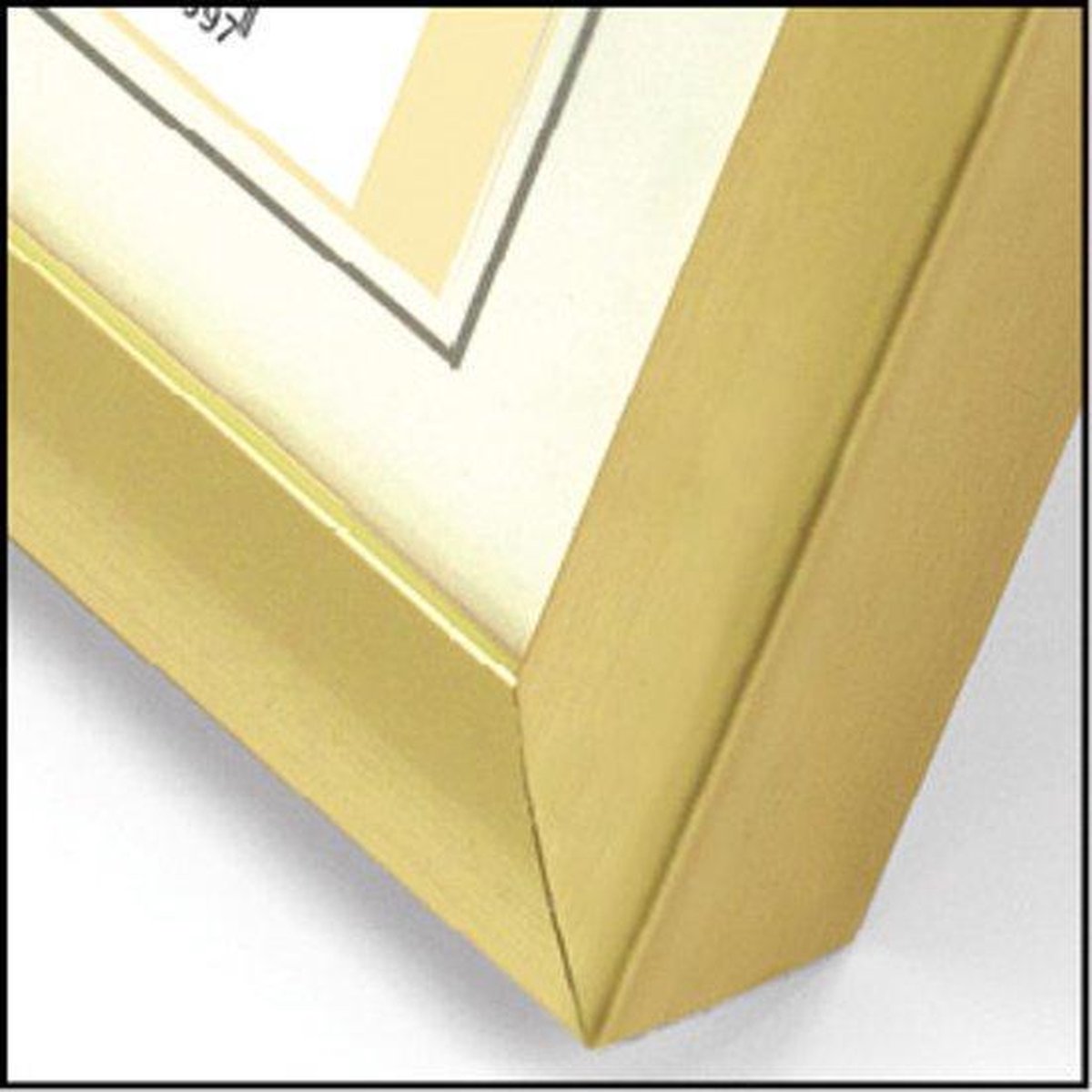 Zep - Kunststof Fotolijst ""New Easy"" Voor Foto Formaat A4 / 21x29,7 - Kg11 - Goud