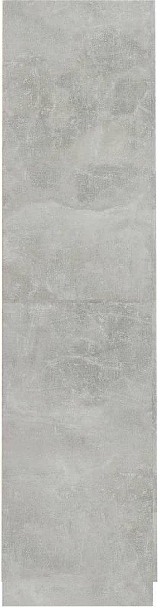 Vidaxl Kledingkast 90x52x200 Cm Spaanplaat Beton - Grijs
