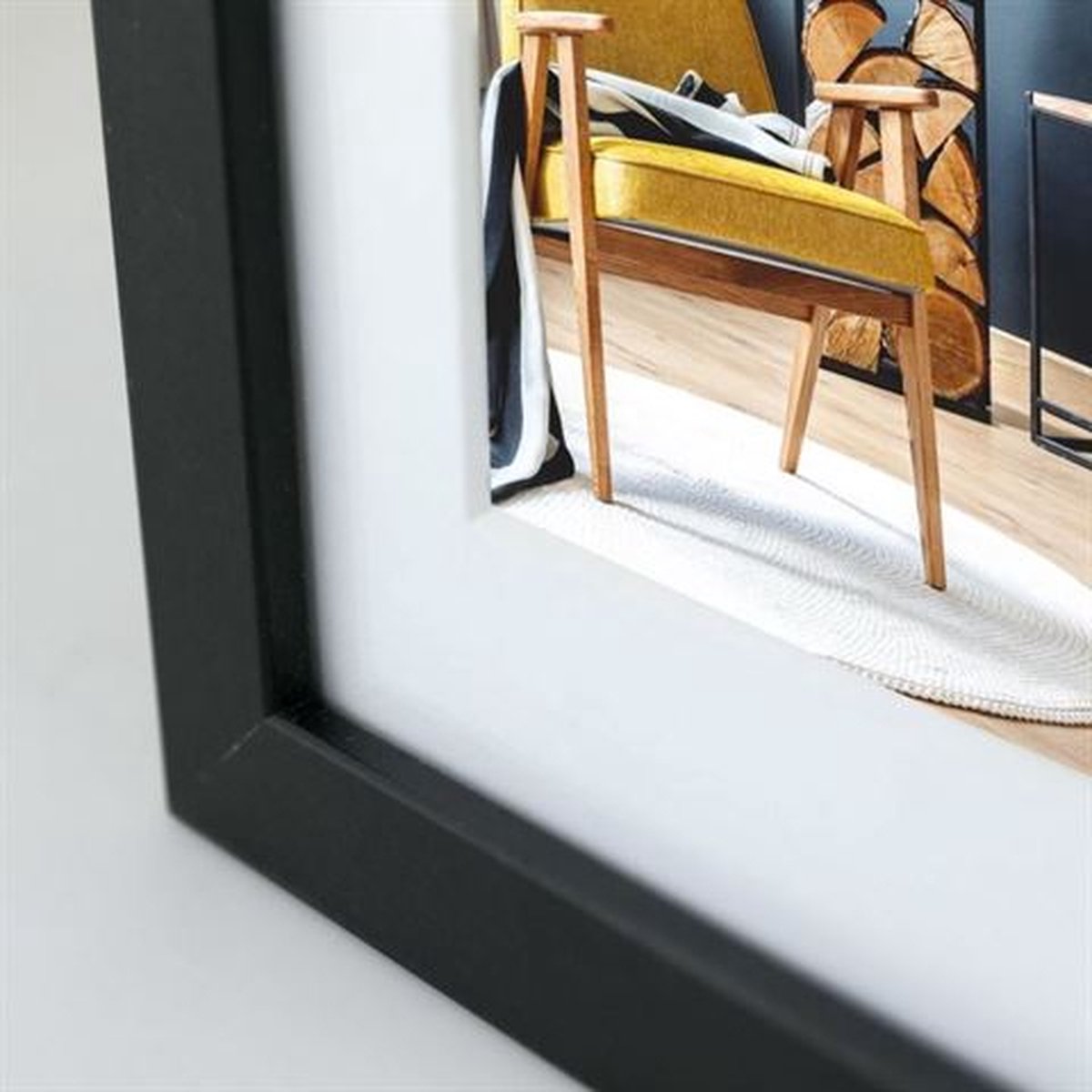 Zep - Houten Vintage Fotolijst Athis / Wit Voor Foto Formaat 15x20 - Sy1268 - Grijs