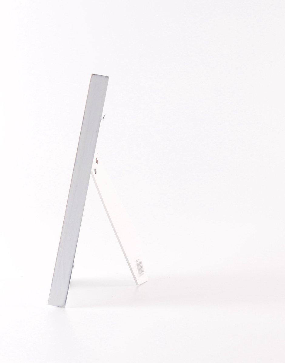 Zep - Houten Vintage Fotolijst Athis / Wit Voor Foto Formaat 15x20 - Sy1268 - Grijs