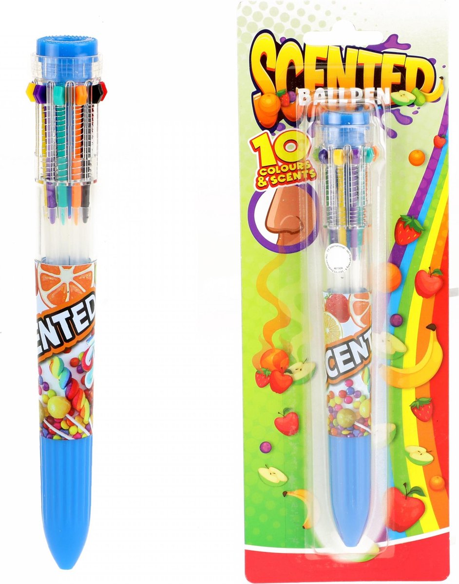 Toi-Toys Geurpen Met 10 Kleuren/geuren 14 Cm