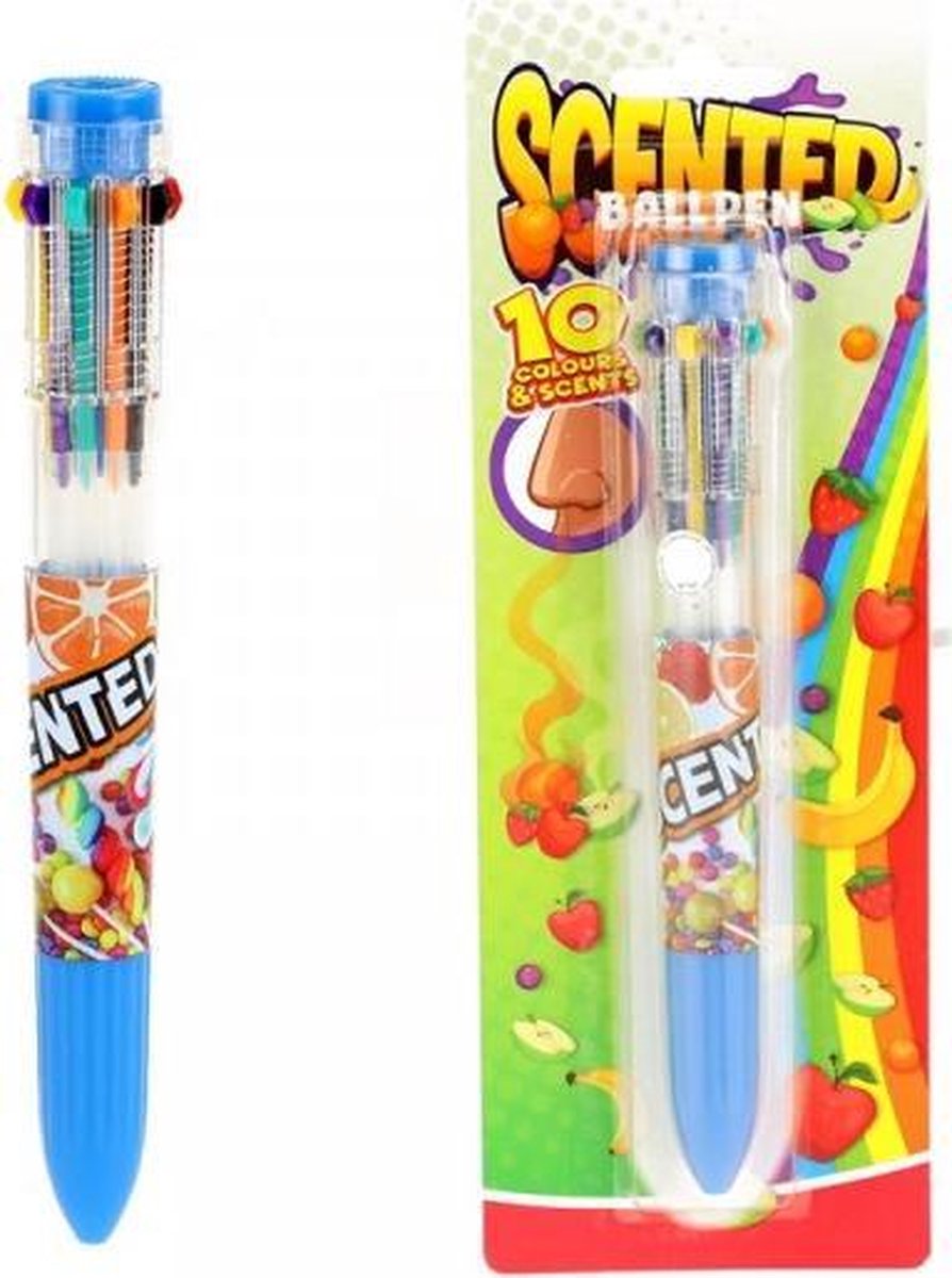 Toi-Toys Geurpen Met 10 Kleuren/geuren 14 Cm