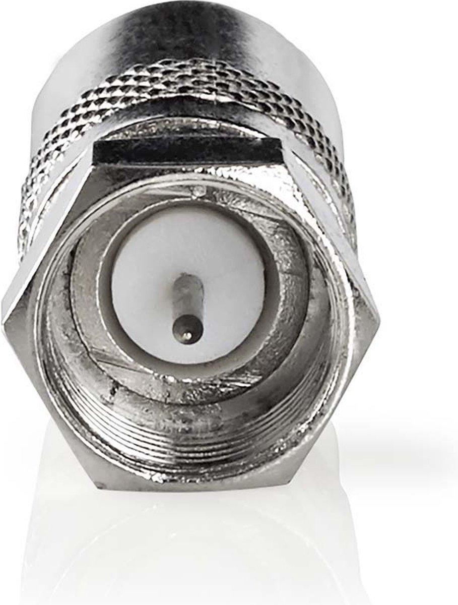 Nedis Satelliet- en antenne-adapter | F male - IEC (coax) male