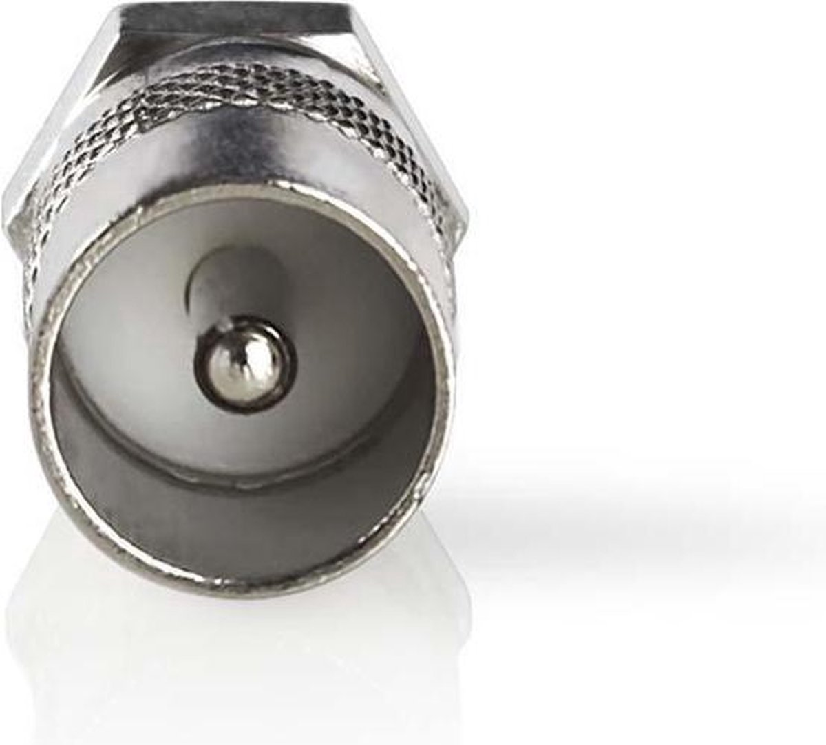 Nedis Satelliet- en antenne-adapter | F male - IEC (coax) male