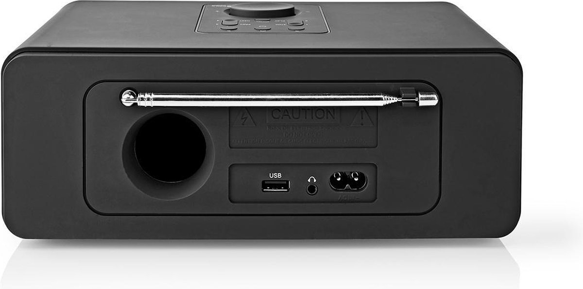 Nedis Internetradio | 42 W | FM | Bluetooth® | Afstandsbediening | - Zwart
