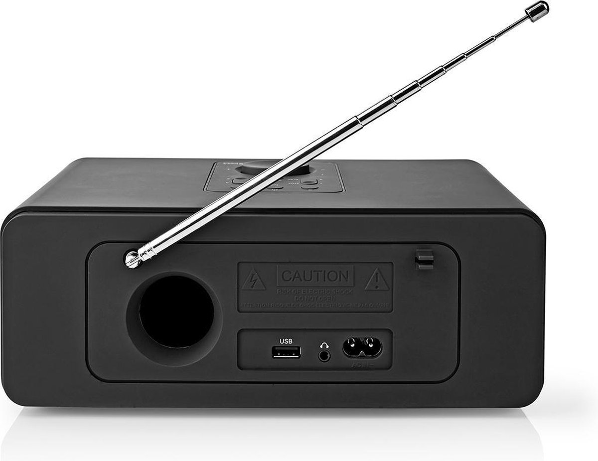 Nedis Internetradio | 42 W | FM | Bluetooth® | Afstandsbediening | - Zwart
