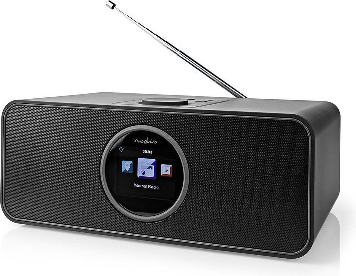 Nedis Internetradio | 42 W | FM | Bluetooth® | Afstandsbediening | - Zwart