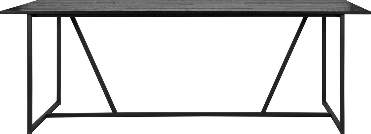 Trendhopper Woood Exclusive Silas Eettafel 220 x 90 cm - Zwart