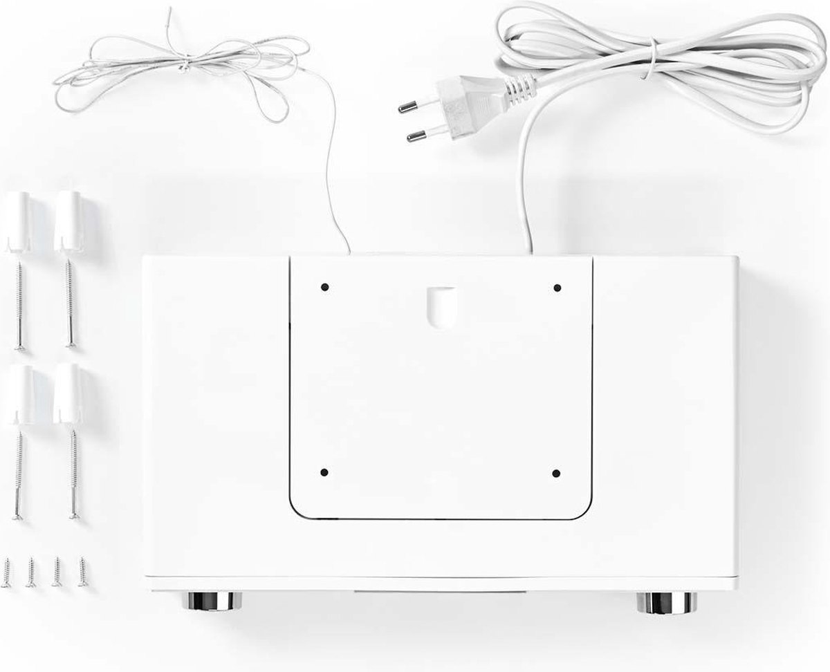 Nedis FM Radio | Onder De Kast | 20 Voorkeurzenders | Automatische Dimmer | - Wit