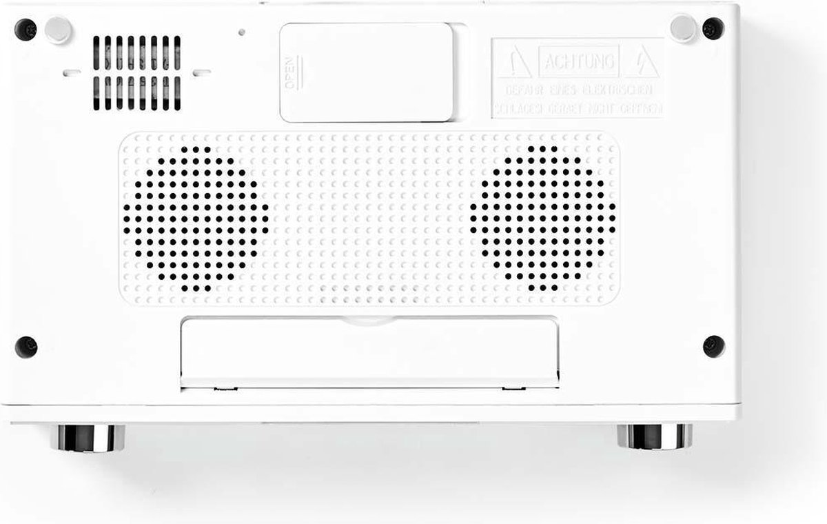 Nedis FM Radio | Onder De Kast | 20 Voorkeurzenders | Automatische Dimmer | - Wit