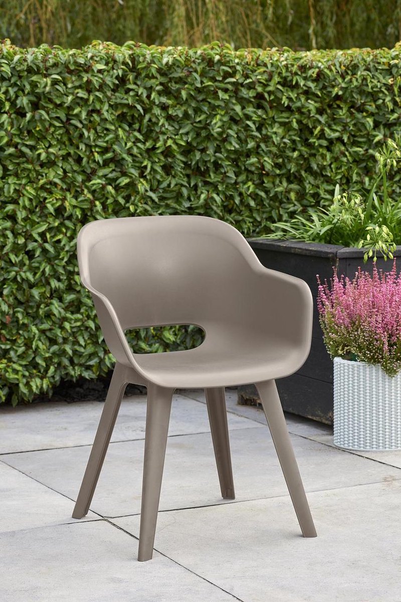 Allibert Akola Tuinstoel - 2 st. - Bruin