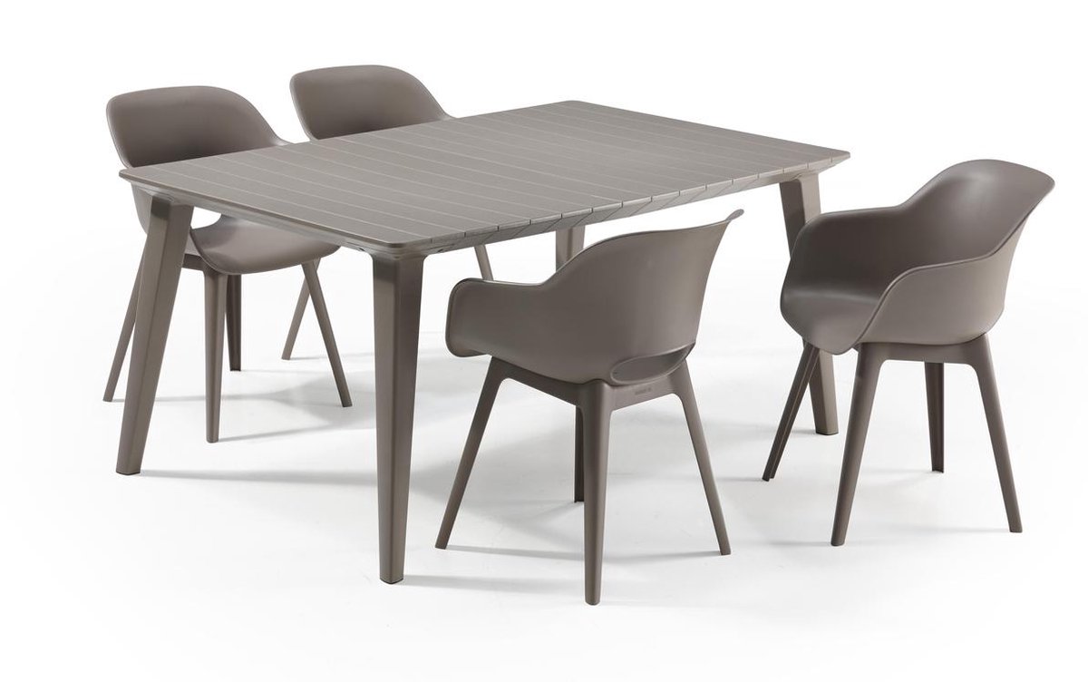 Allibert Akola Tuinstoel - 2 st. - Bruin