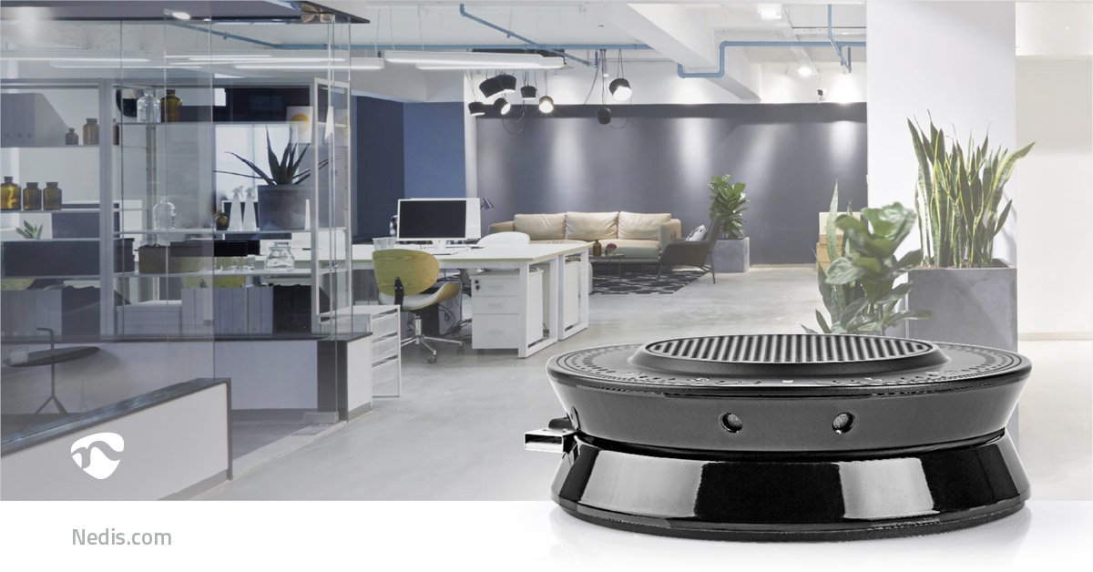 Nedis Conference Speaker | 2.5 W | Touch-Bediening | USB-Gevoed | - Zwart