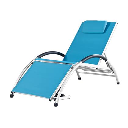 VIVERE Dockside Sun Lounger Ligbed - Blauw