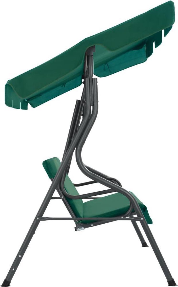 Vidaxl Schommelbank Voor Buiten 170x110x153 Cm Stof - Groen
