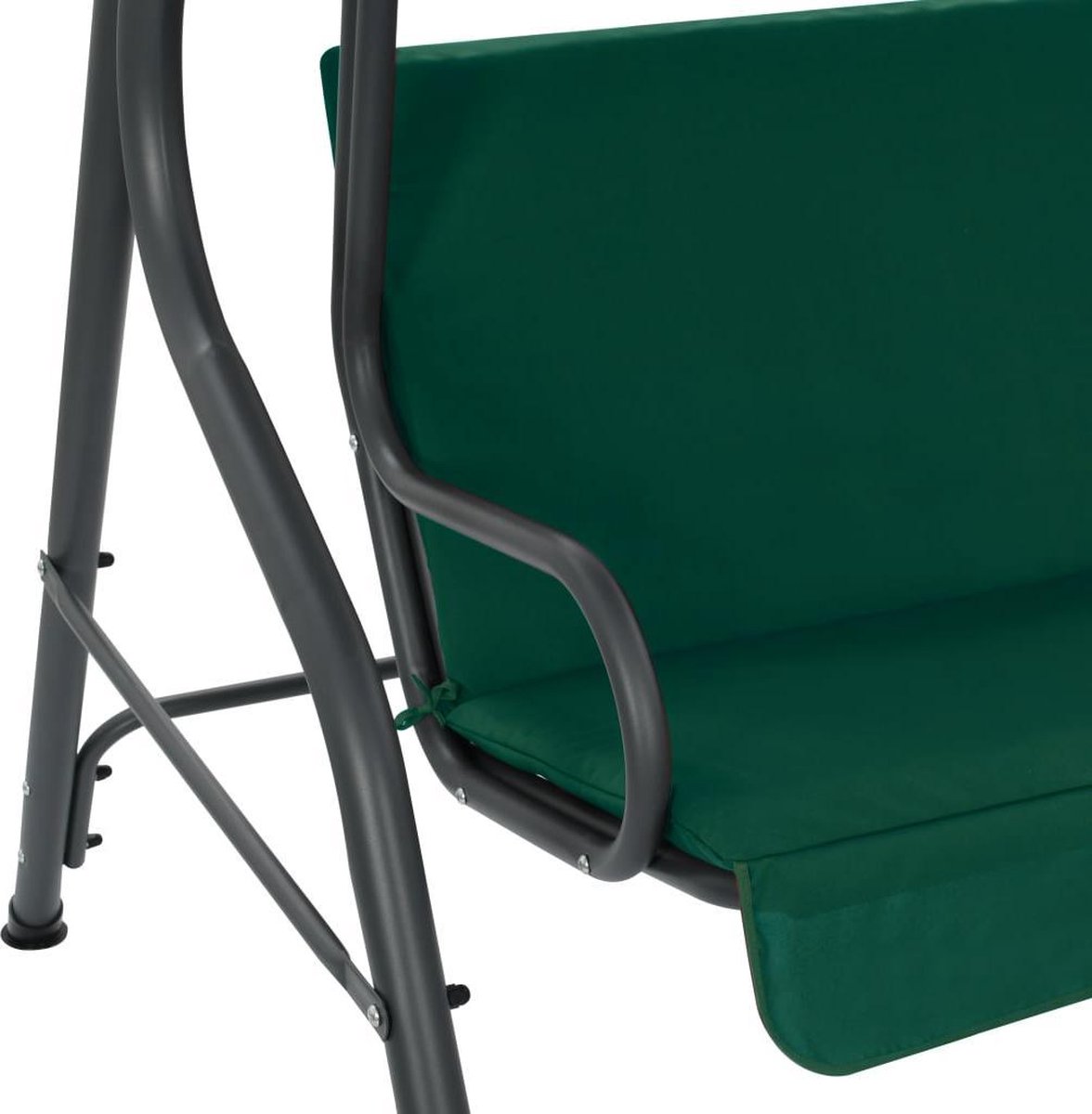 Vidaxl Schommelbank Voor Buiten 170x110x153 Cm Stof - Groen
