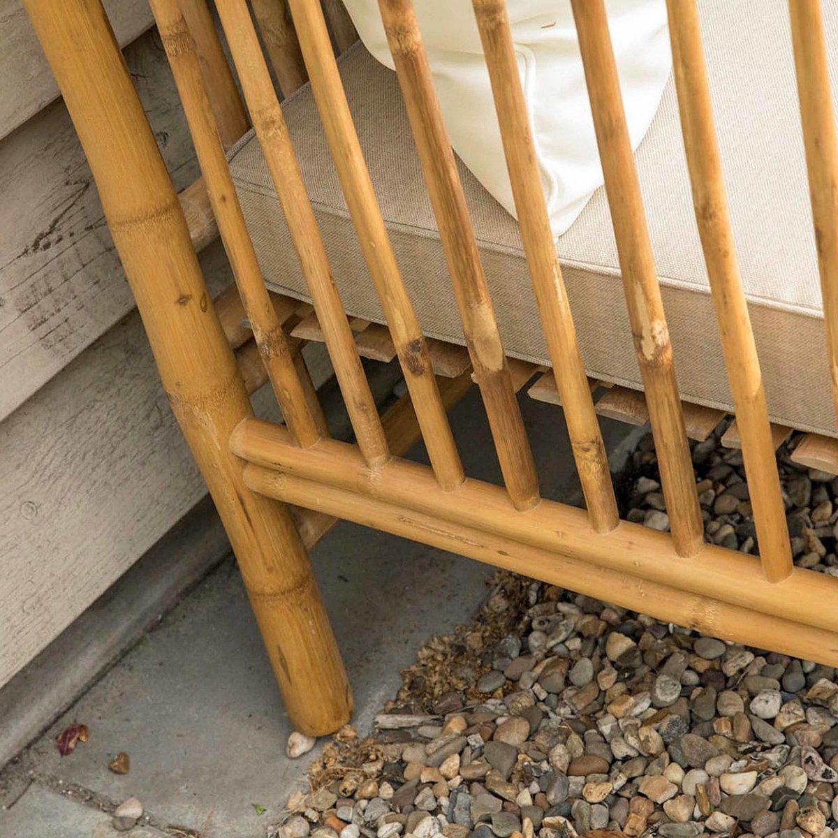 Exotan Bamboo Loungestoel - Bruin