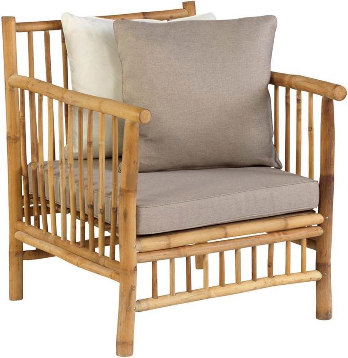 Exotan Bamboo Loungestoel - Bruin