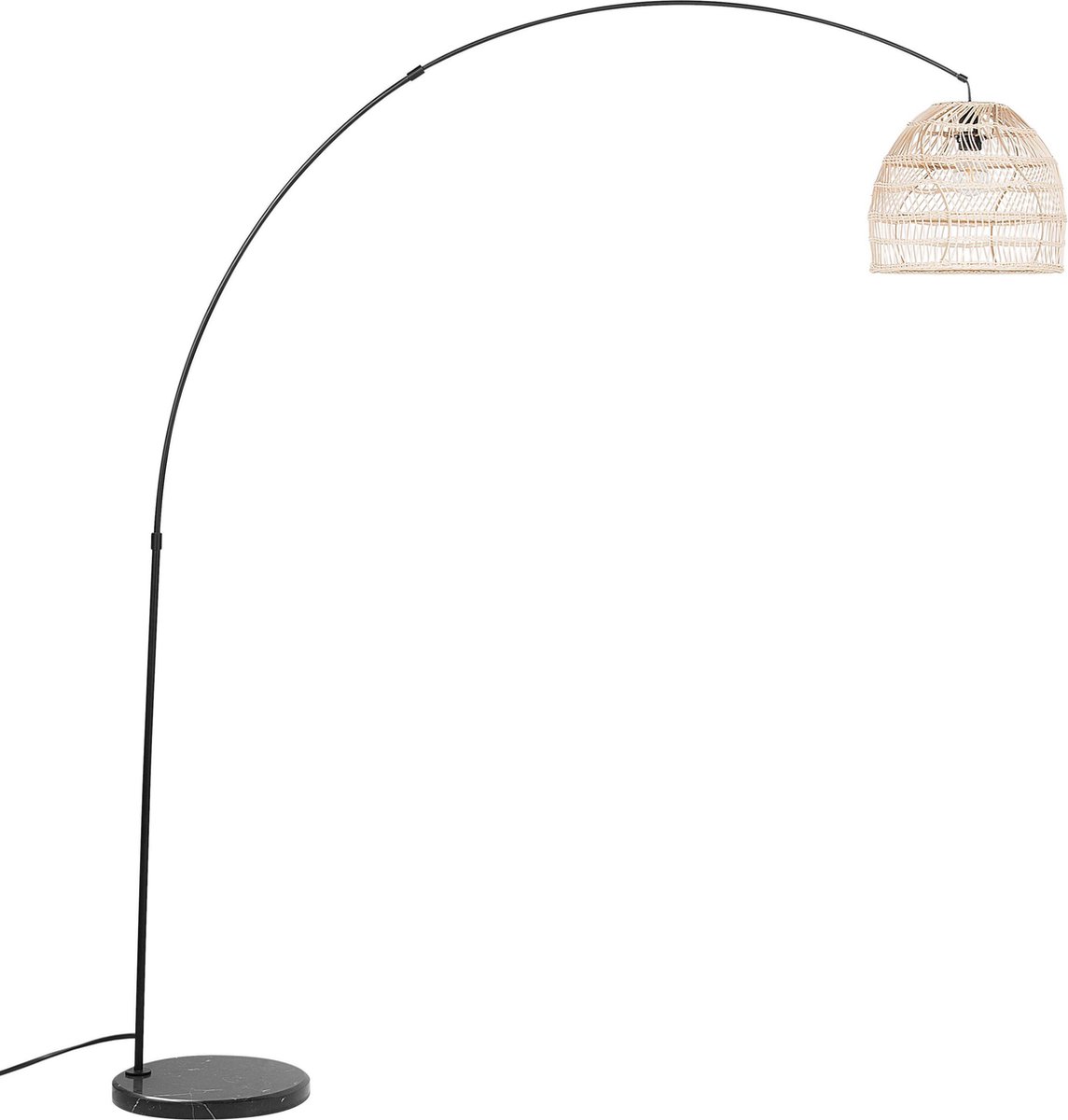 Beliani Guaviare Staande Lamp Marmer 163 X 163 Cm - Beige