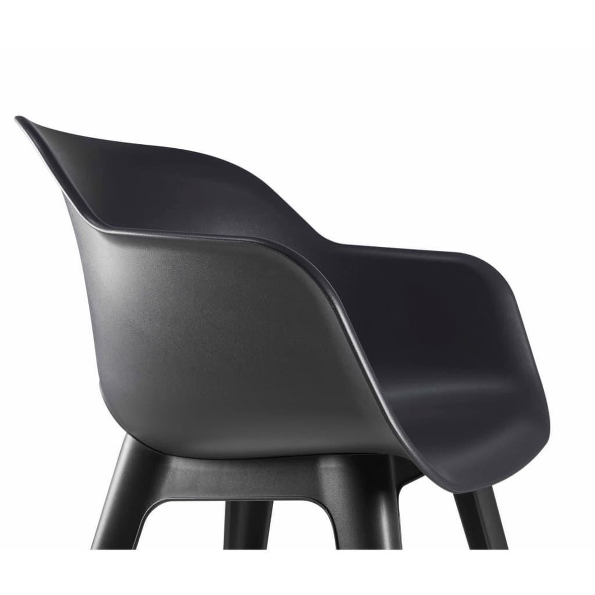 Allibert Akola Tuinstoel - 2 st. - Zwart