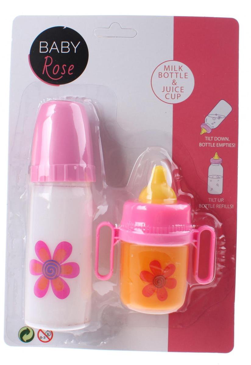 Johntoy Baby Rose Magische Drinkflessen 2 Stuks - Roze
