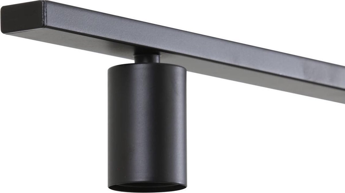 Light & Living Udine Hanglamp 5-Lichts 120x7x11,5 cm - - Zwart