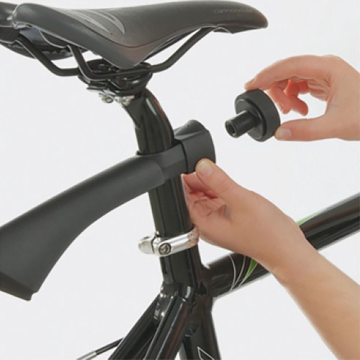 Polisport Spatbord Achter Crosscountry 26-29 Inch - Zwart