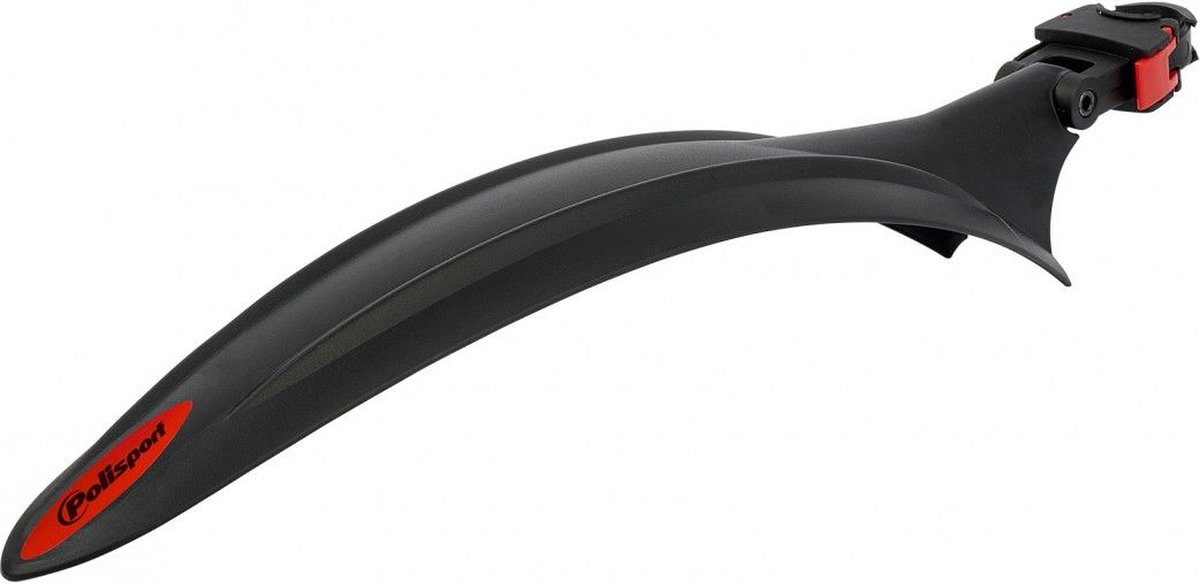 Polisport Spatbord Achter Crosscountry Kunststof 26-29 Inch - Zwart