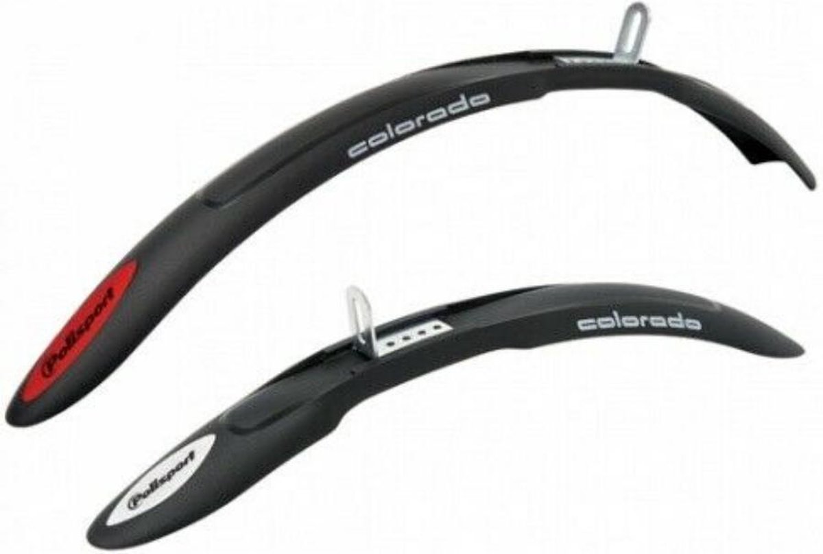 Polisport Spatbord Set Colorado Kunststof 26 Inch - Zwart