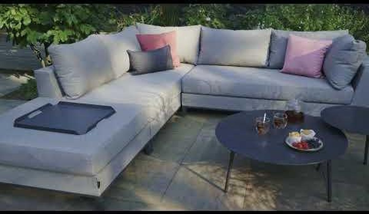 Exotan Sicilië loungeset rechts - taupe - Bruin