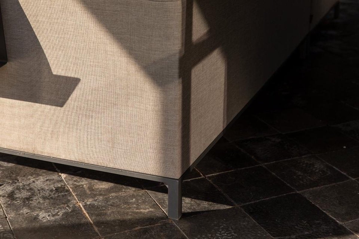 Exotan Sicilië loungeset rechts - taupe - Bruin