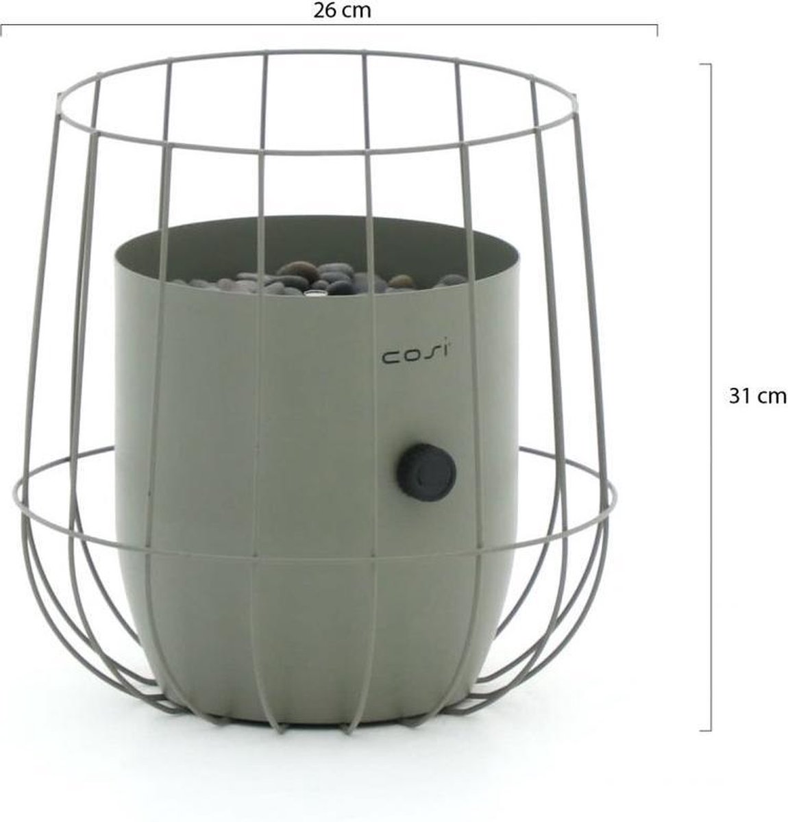 Cosi scoop Basket Gaslantaarn - Groen