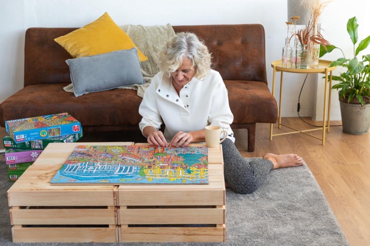 Jumbo Legpuzzel Anton Pieck: Living Room Entertainment 1000 Stukjes