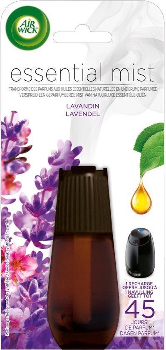Airwick Luchtverfrisser - Essential Mist Lavendel Navulling - 20 Ml