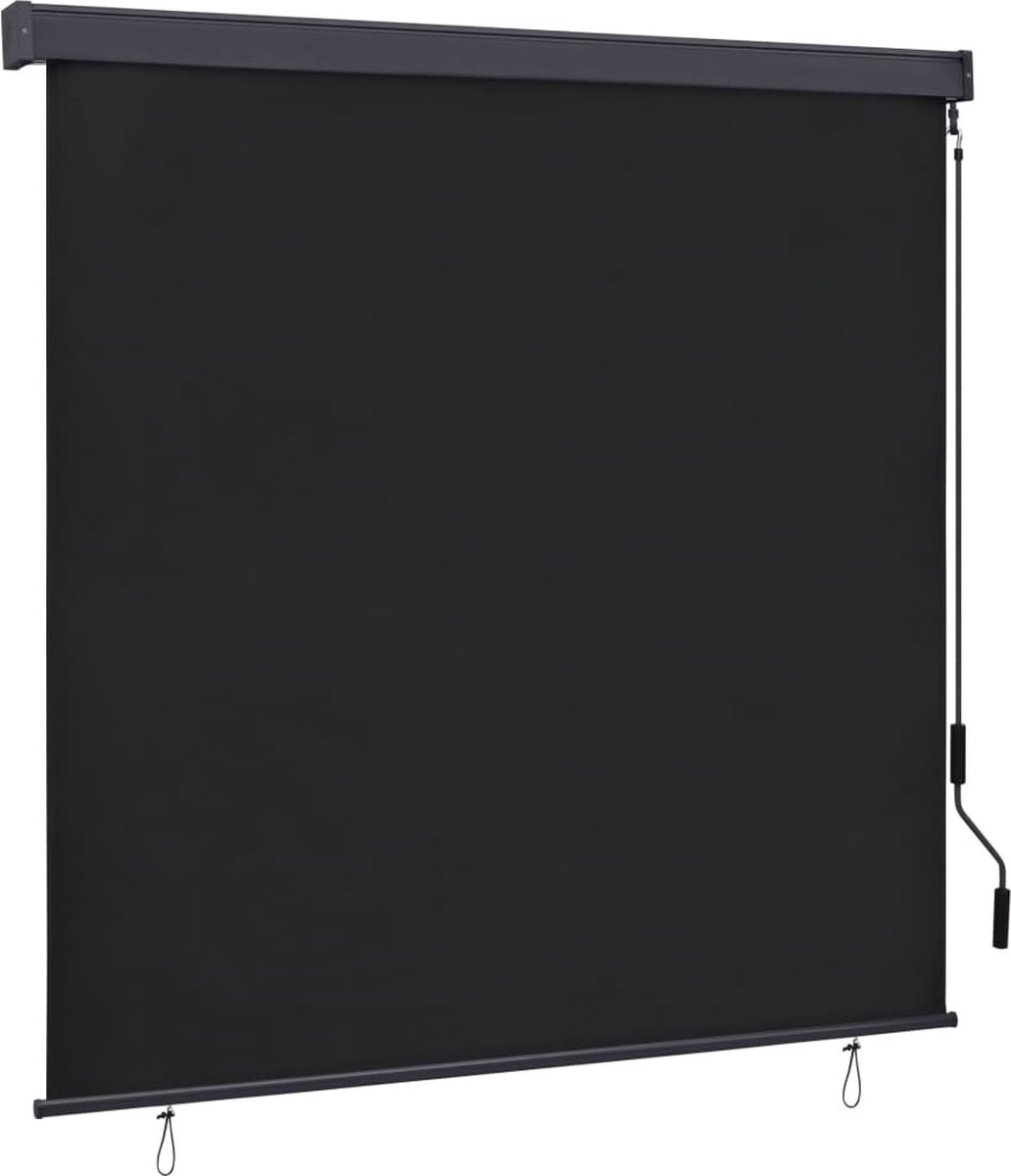 Vidaxl Rolgordijn Voor Buiten 160x250 Cm Antraciet - Grijs