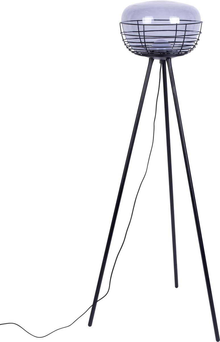Zuiver Smokey Vloerlamp - Zwart