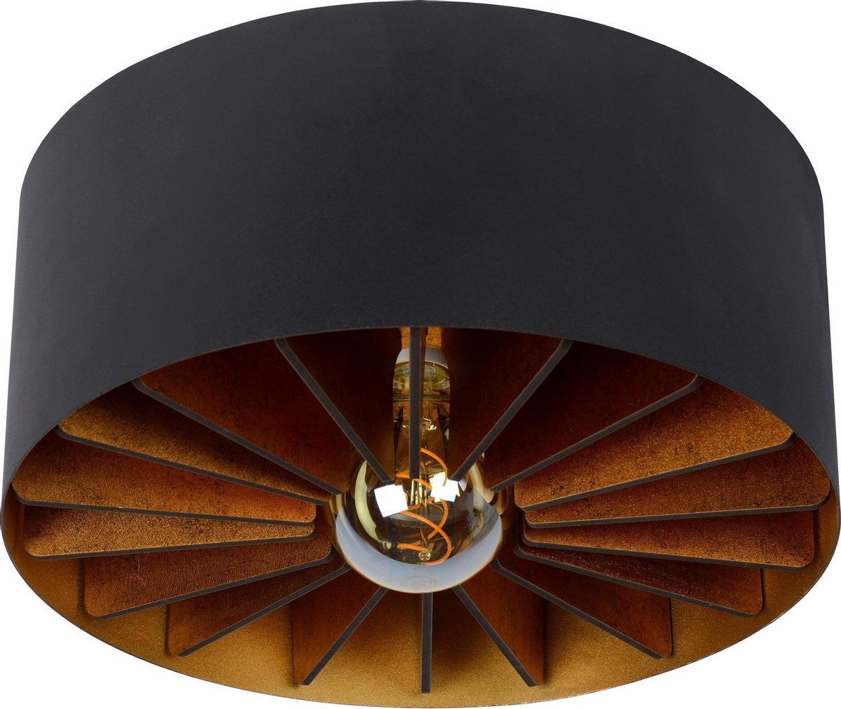 Lucide Zidane Plafonnière - Zwart