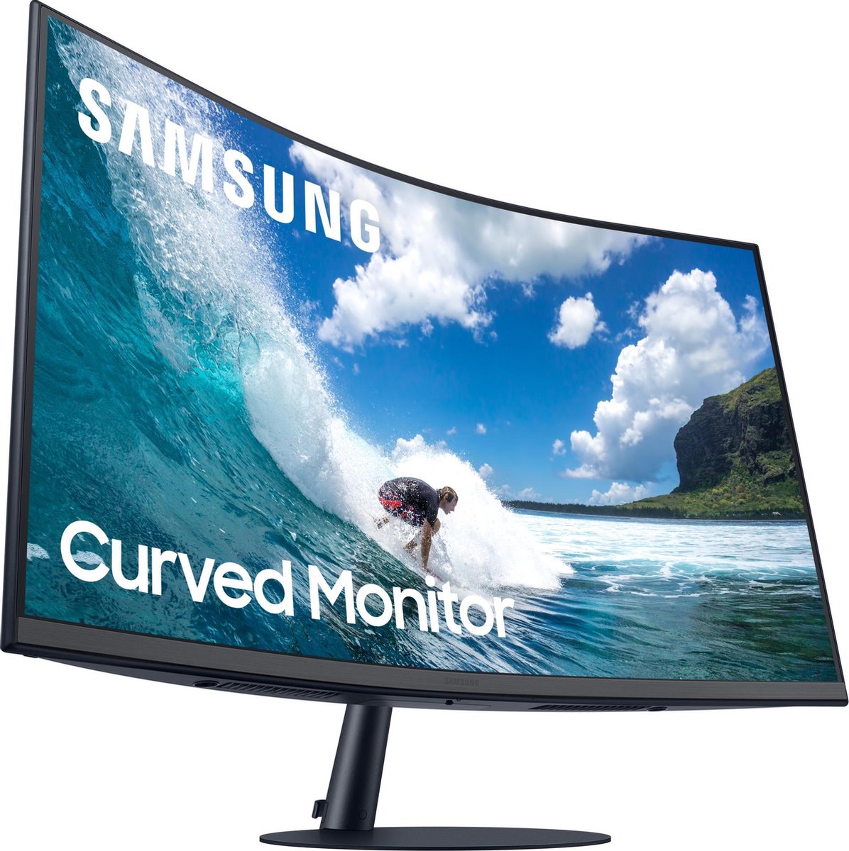 Samsung C27T550FD 27i/1920x1080/VA/C/75Hz - Zwart