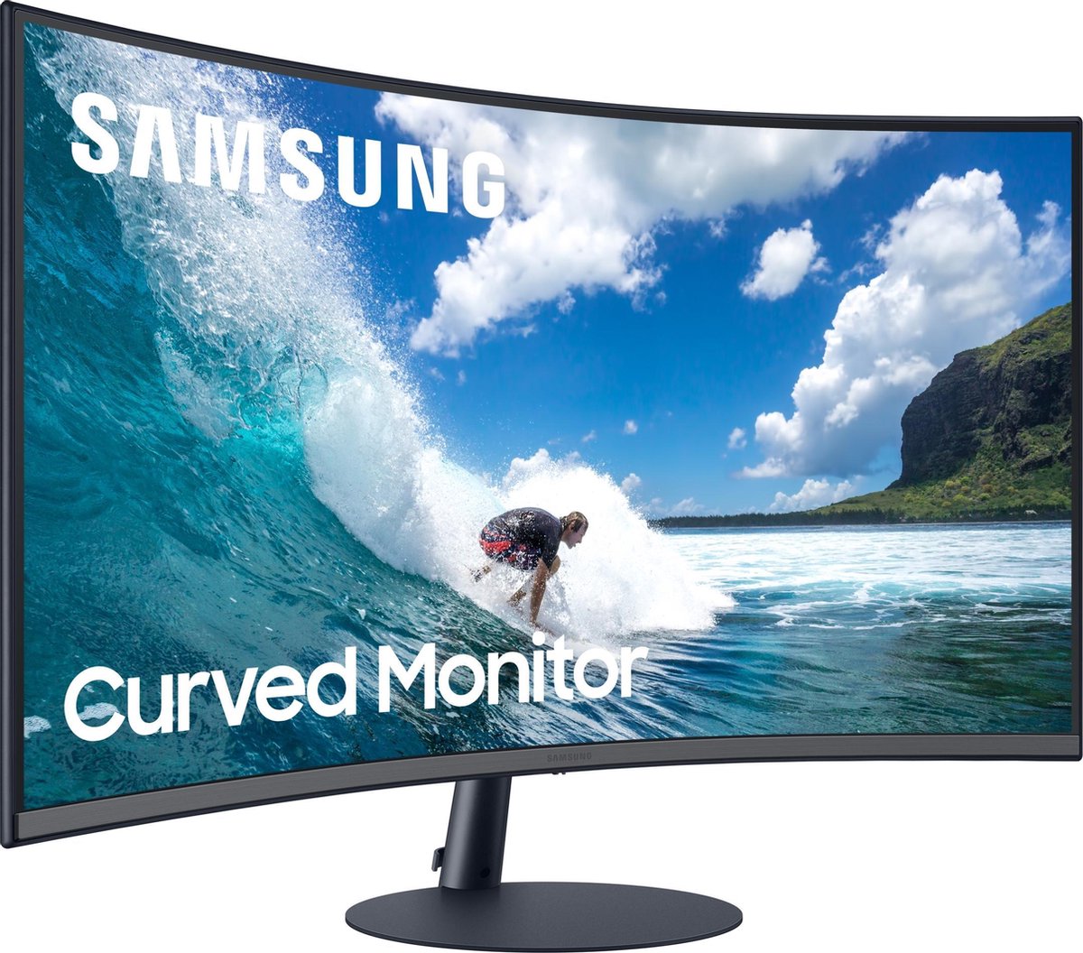 Samsung C27T550FD 27i/1920x1080/VA/C/75Hz - Zwart