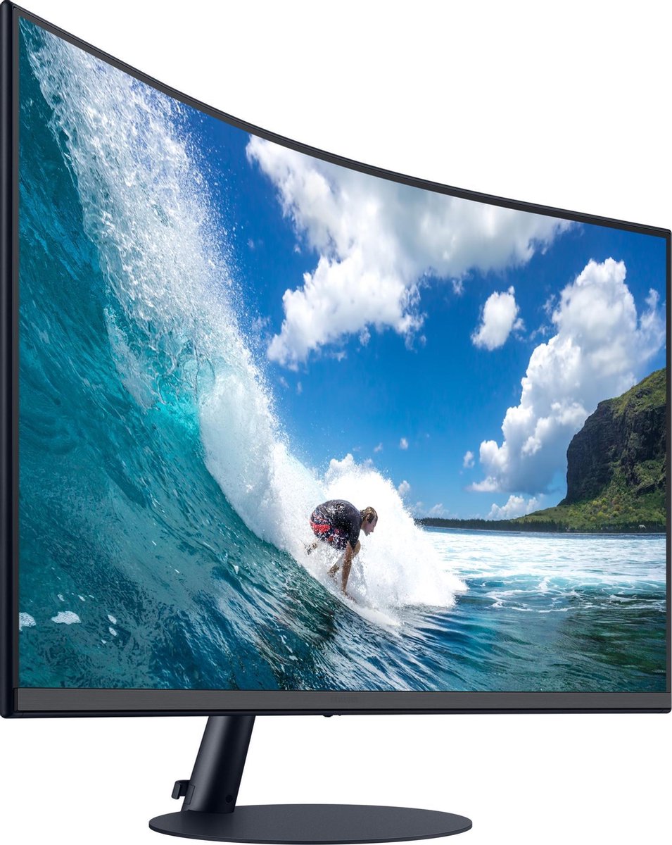 Samsung C27T550FD 27i/1920x1080/VA/C/75Hz - Zwart