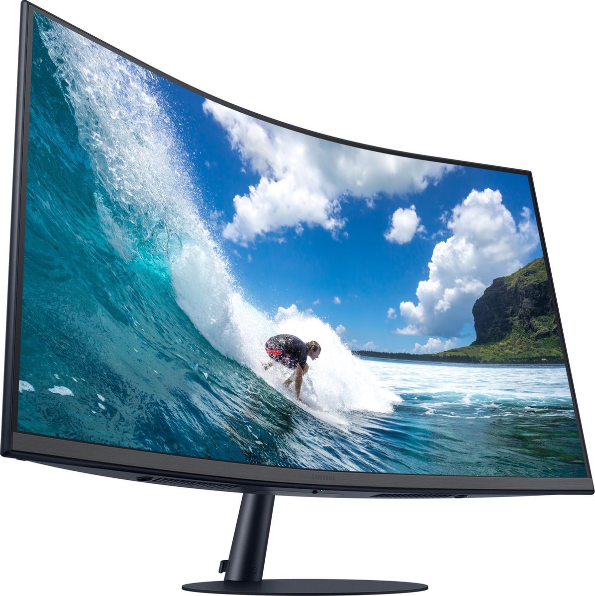 Samsung C27T550FD 27i/1920x1080/VA/C/75Hz - Zwart