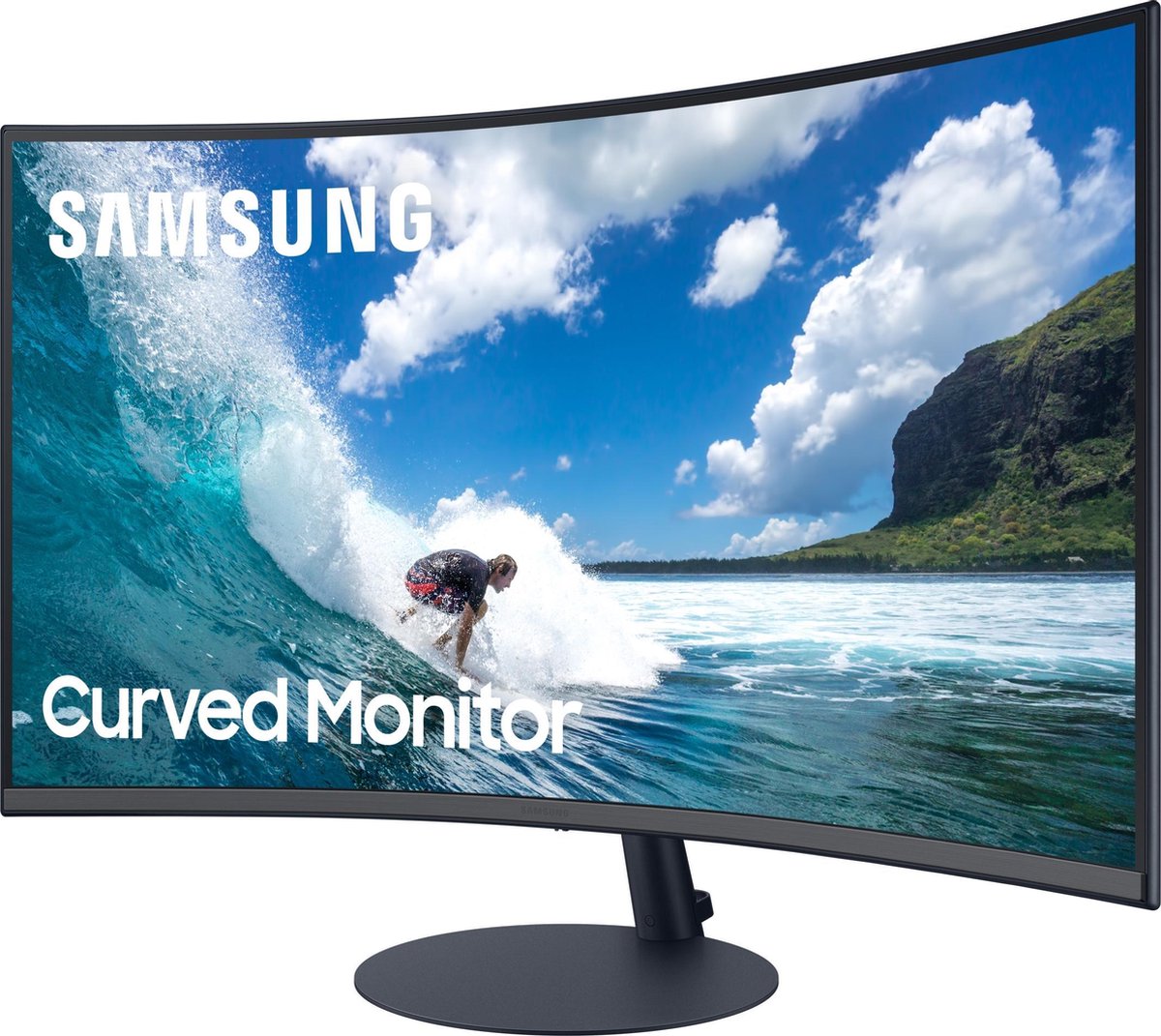 Samsung C27T550FD 27i/1920x1080/VA/C/75Hz - Zwart