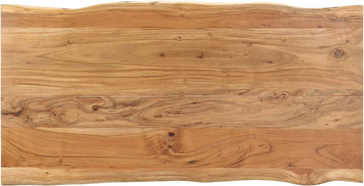 Vidaxl Eettafel 140x70x76 Cm Massief Acaciahout - Bruin