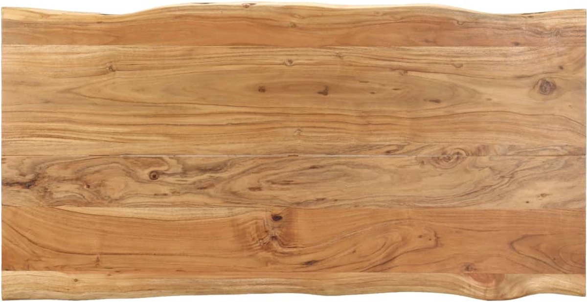 Vidaxl Eettafel 160x80x76 Cm Massief Acaciahout - Bruin