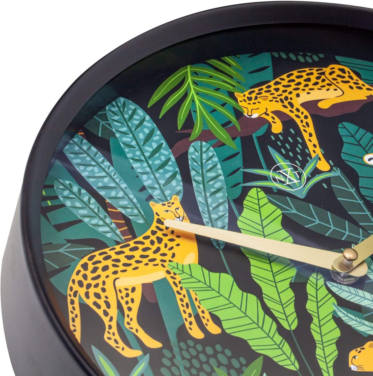 Wandklok Nxt Urban-jungledia 30cm Kunststof - Groen