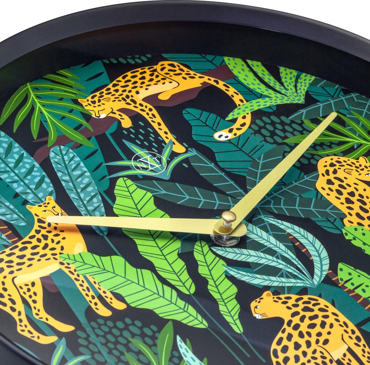 Wandklok Nxt Urban-jungledia 30cm Kunststof - Groen