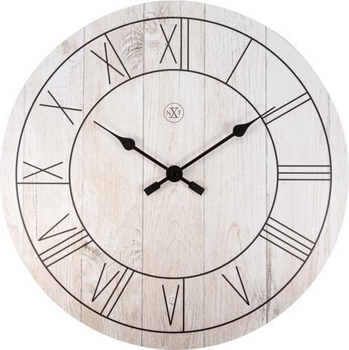 Wandklok Nxt Paul Dia 40cm Hout - Wit