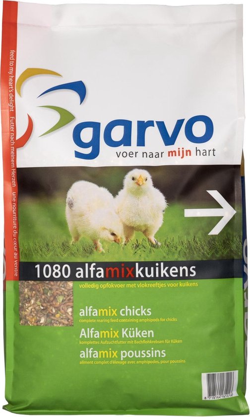 Garvo Alfamix Kuikens - Kippenvoer - 4 kg