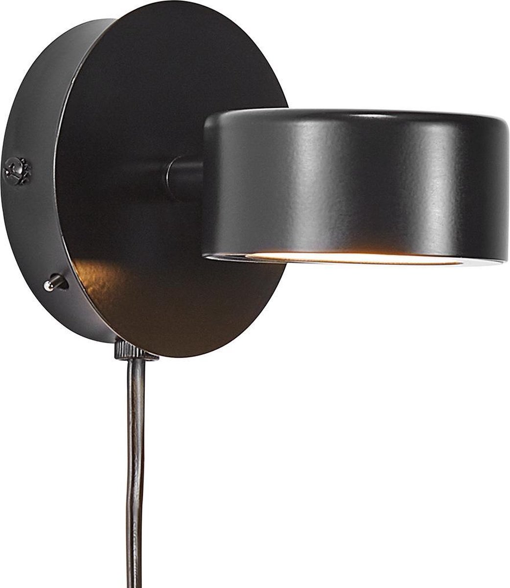 Nordlux Clyde Wandlamp LED 3-Step Dim - Zwart